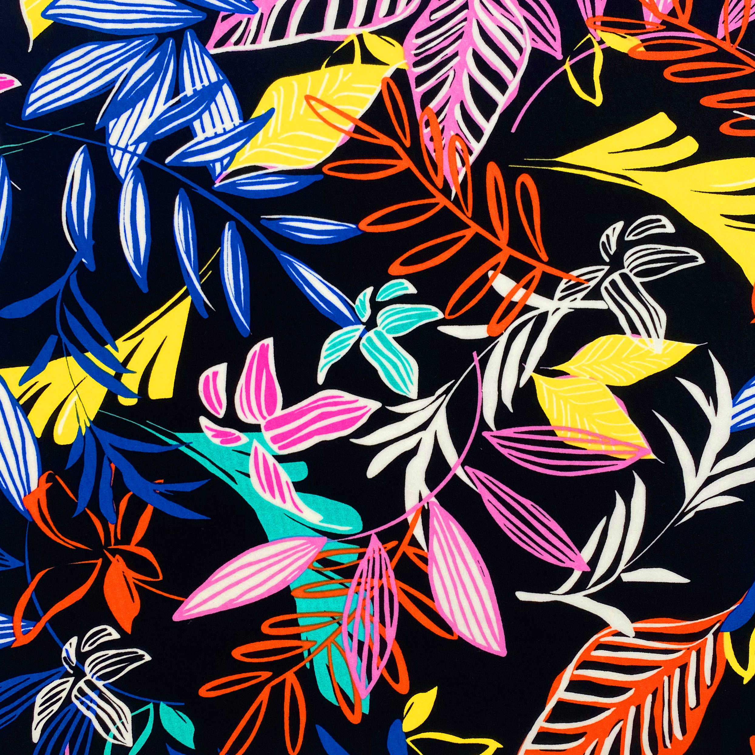 Fabraic níolón clóbhuailte LEAF INTERLOCK